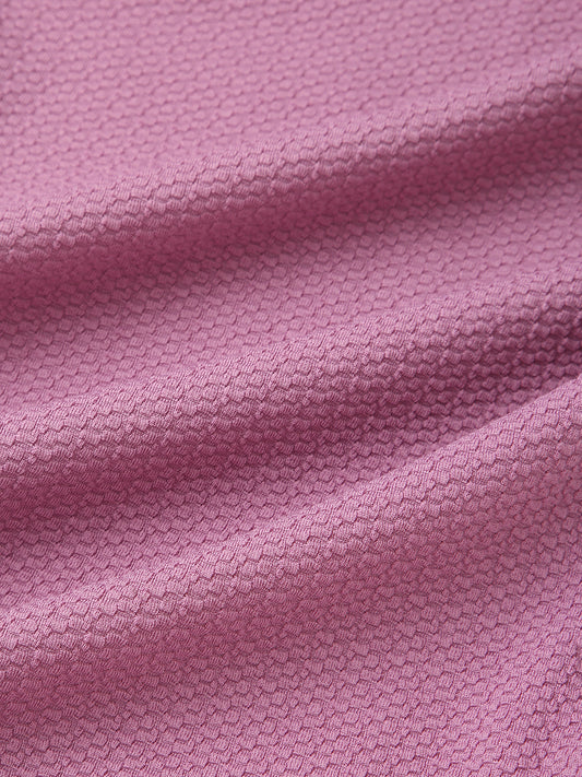 Dusty Rose Pink Textured Shirt