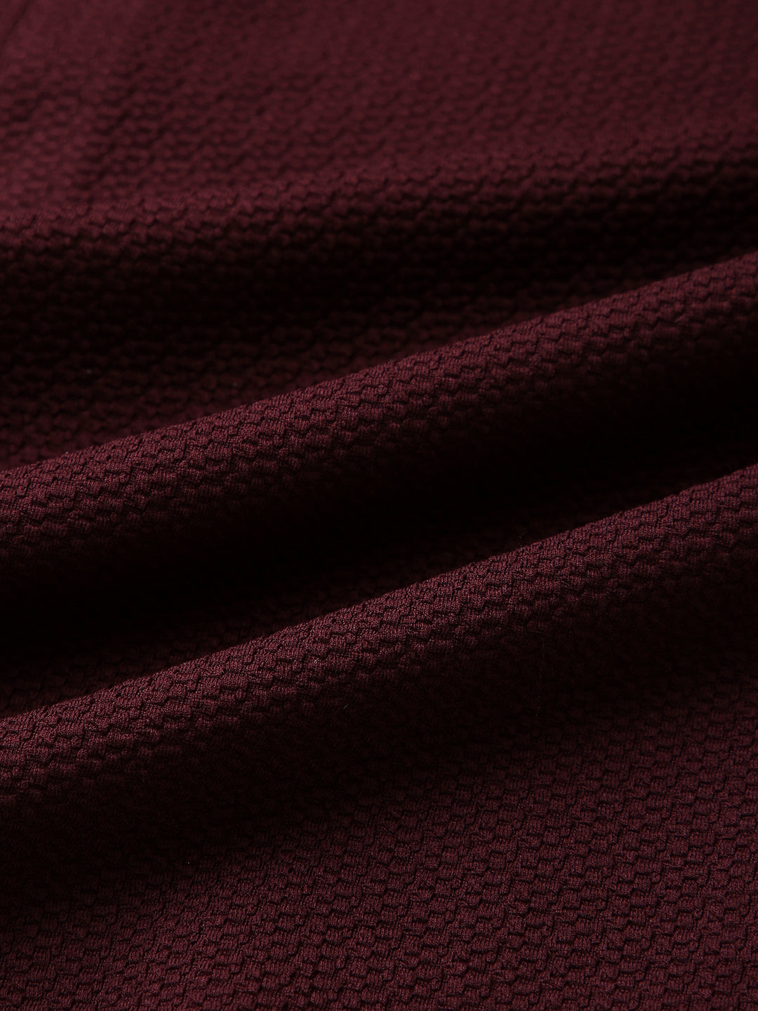 Vintage Maroon Textured Elegance Shirt