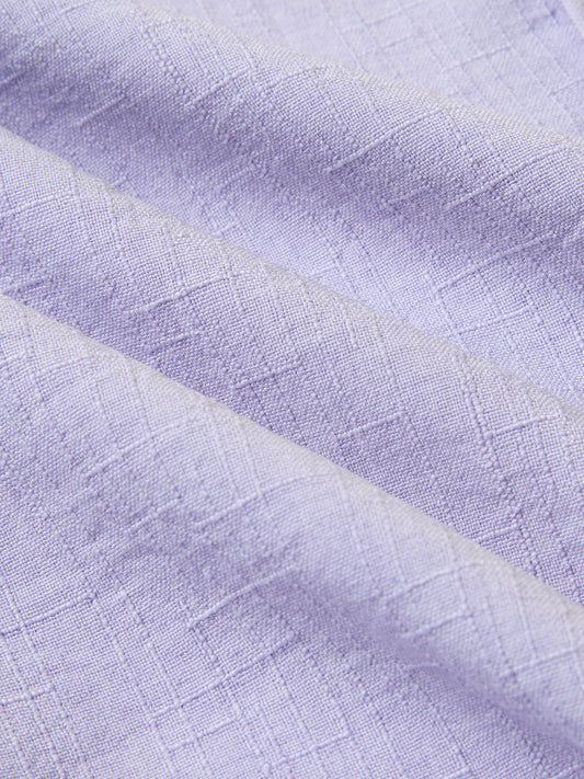 Classic Pastel Lavender Gridline Shirt