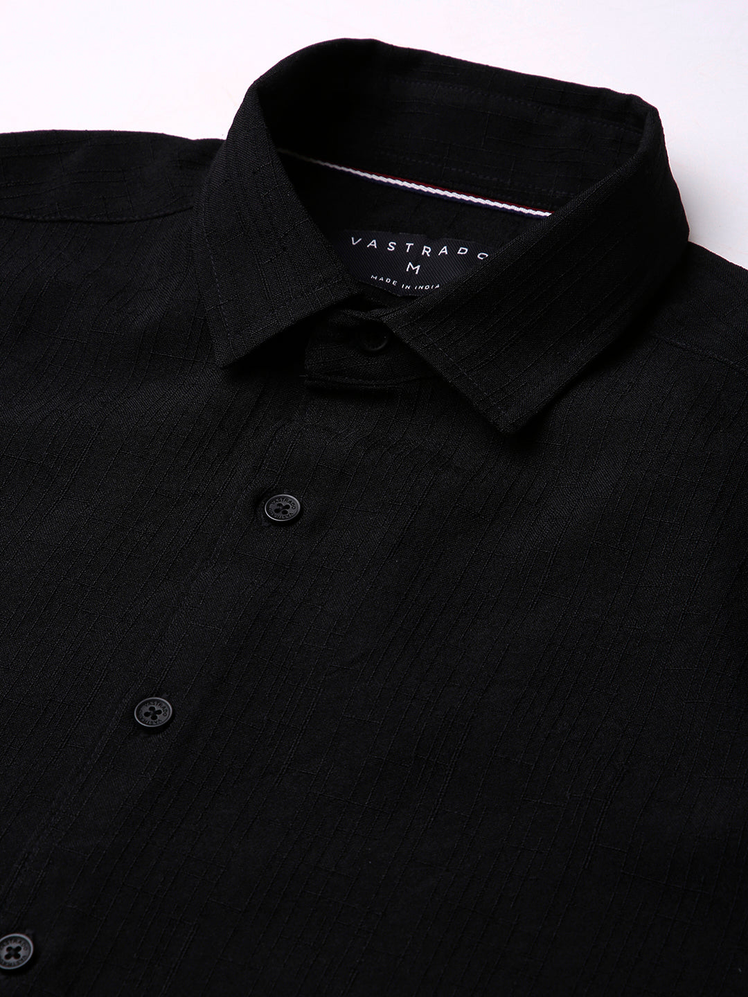 Onyx Black Refined Weave Shirt