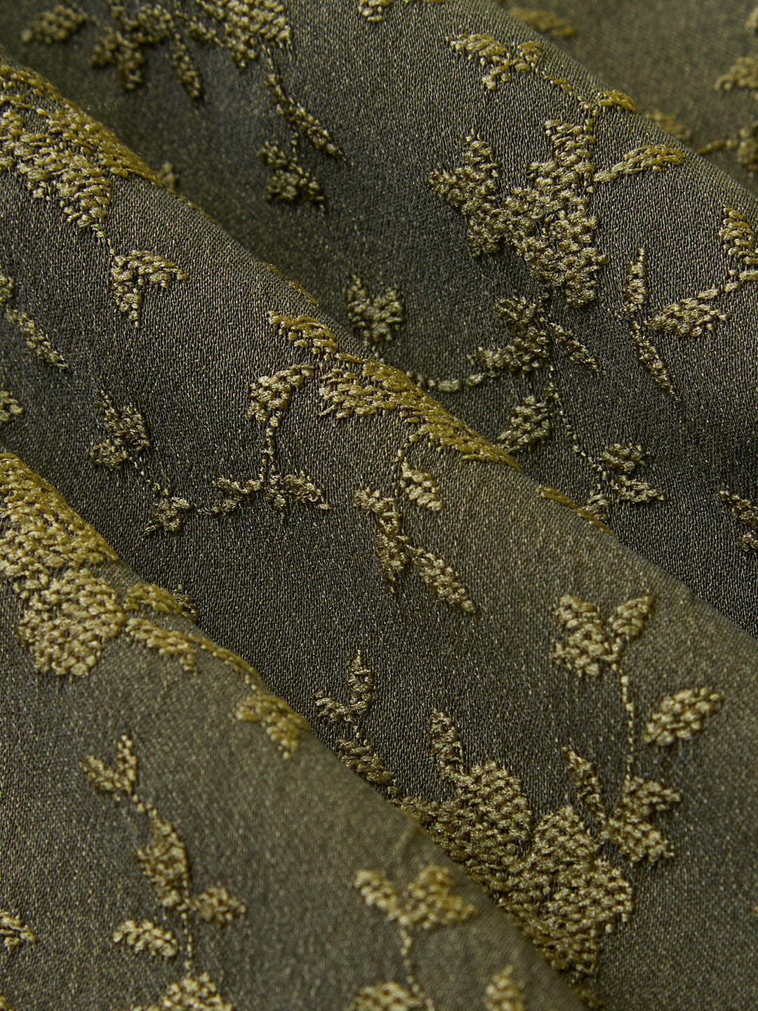 Twilight Green Botanic Veil Embossed Shirt