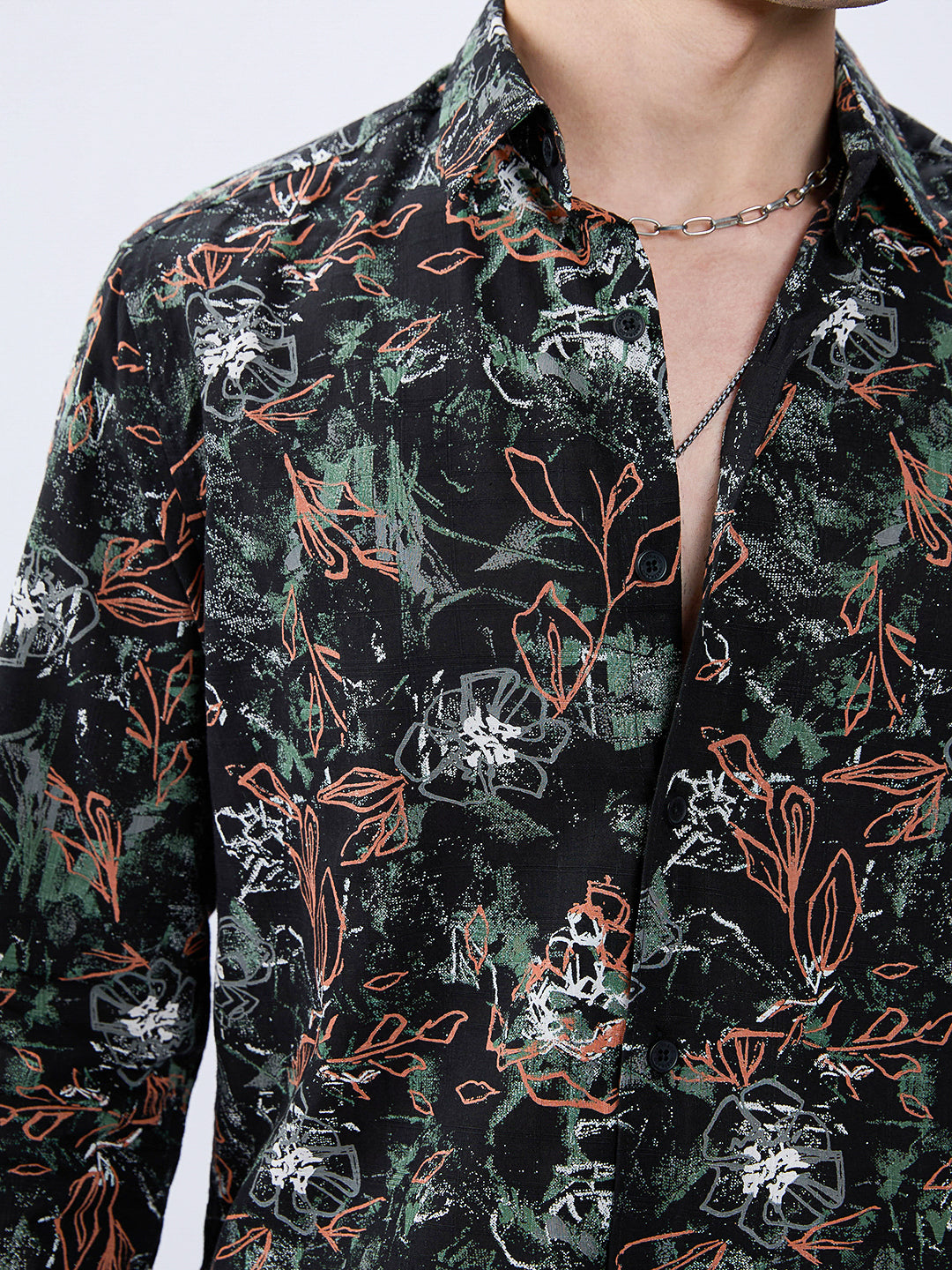 Abstract Eden Blackout Statement Shirt