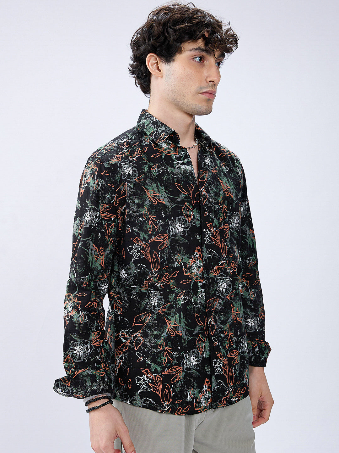 Abstract Eden Blackout Statement Shirt