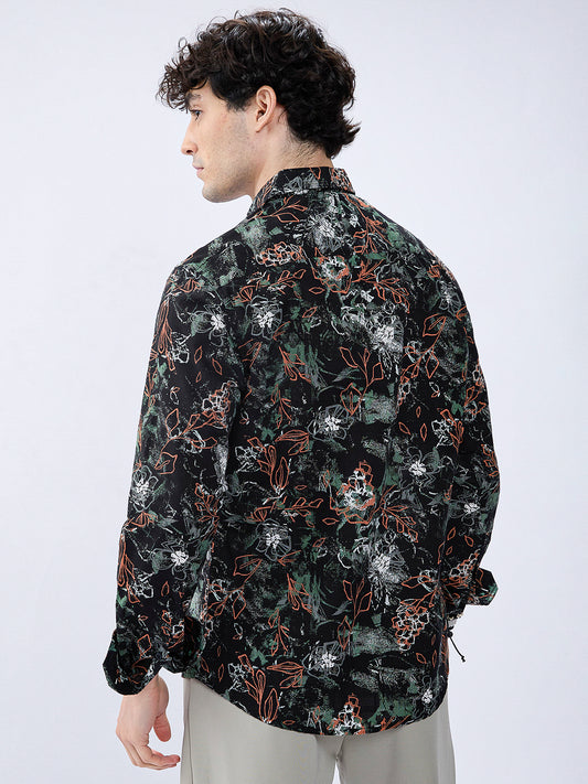 Abstract Eden Blackout Statement Shirt
