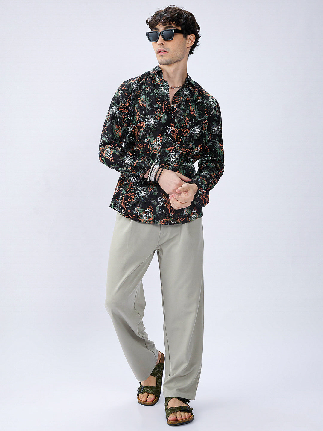 Abstract Eden Blackout Statement Shirt