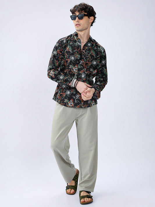 Abstract Eden Blackout Statement Shirt