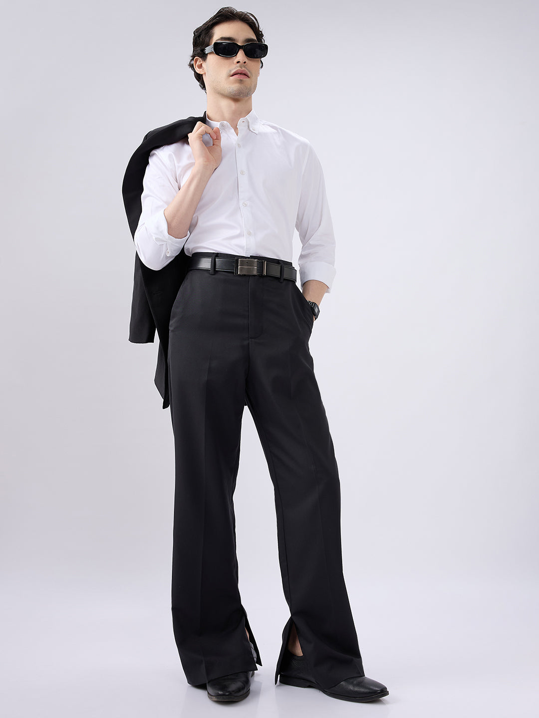 Pearl White Radiance Premium Satin Shirt