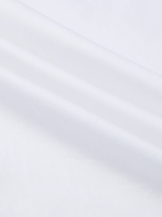 Pearl White Radiance Premium Satin Shirt