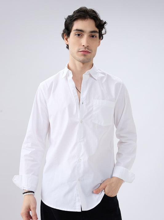 Minimal White Essentials Shirt