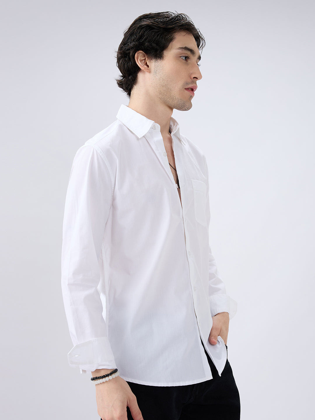 Minimal White Essentials Shirt