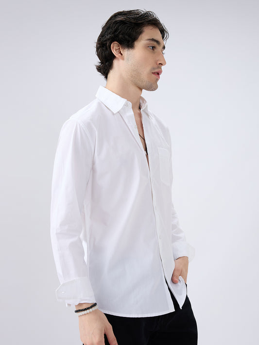 Minimal White Essentials Shirt