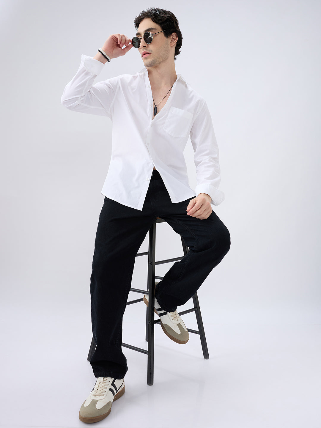 Minimal White Essentials Shirt