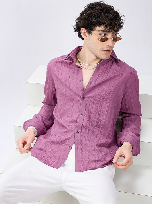 Dustrose Parallel Weave Dobby Luxe Shirt