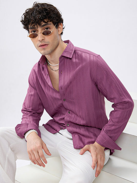 Dustrose Parallel Weave Dobby Luxe Shirt