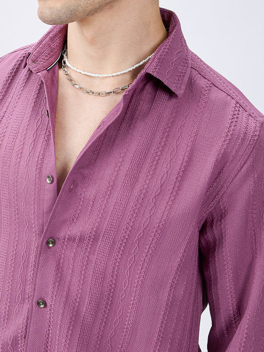 Dustrose Parallel Weave Dobby Luxe Shirt