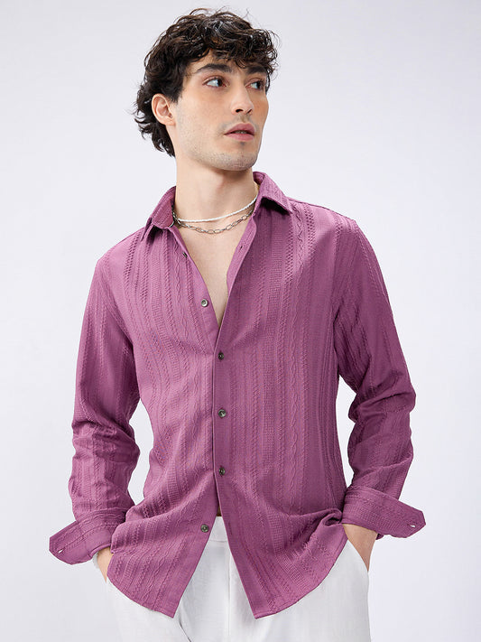 Dustrose Parallel Weave Dobby Luxe Shirt