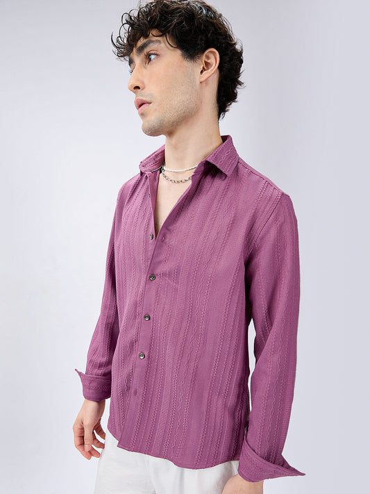 Dustrose Parallel Weave Dobby Luxe Shirt
