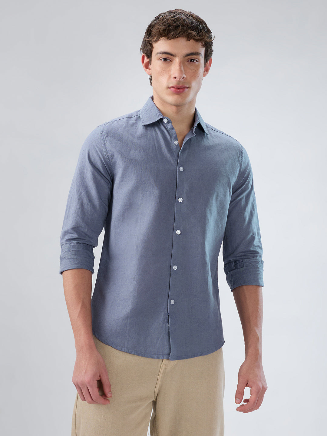 Dusty Lavender Linen Luxe Shirt