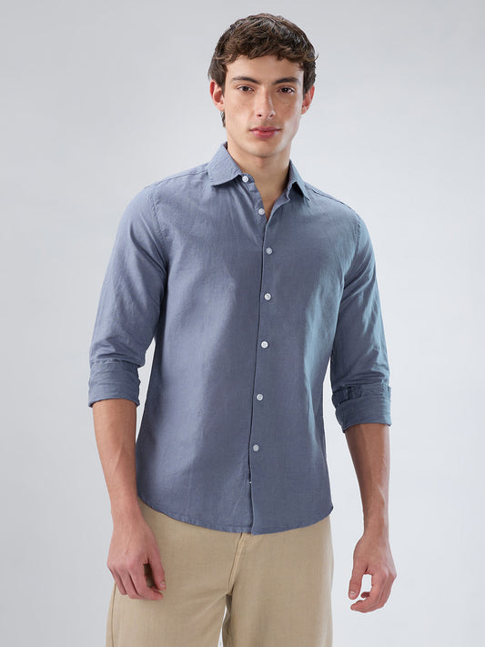 Dusty Lavender Linen Luxe Shirt