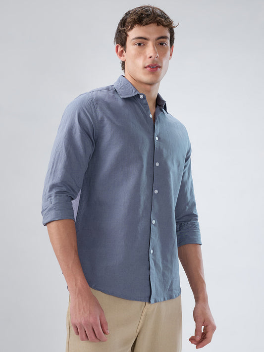 Dusty Lavender Linen Luxe Shirt