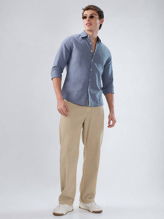 Dusty Lavender Linen Luxe Shirt