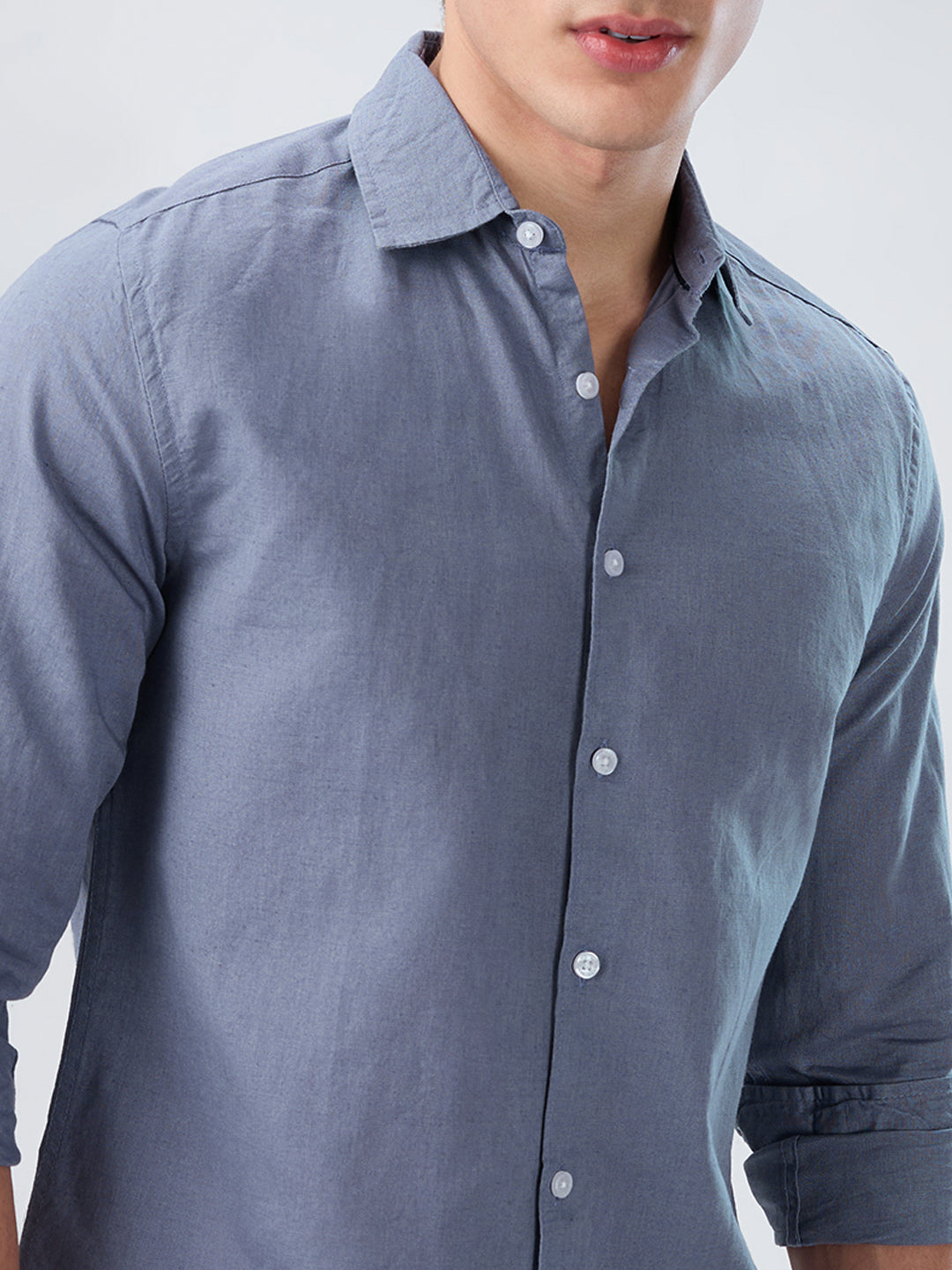 Dusty Lavender Linen Luxe Shirt