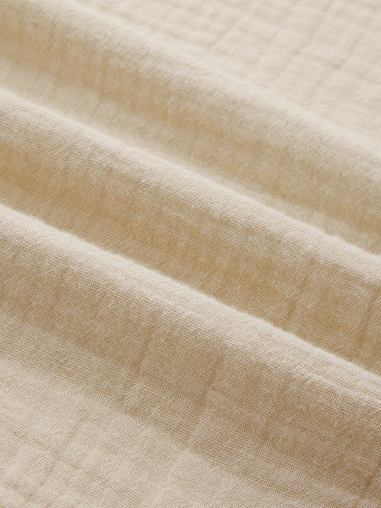 Warm Beige Double Cloth Shirt