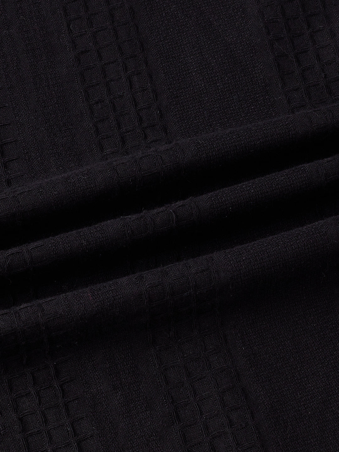 Onyx Black Refined Embroidered Shirt