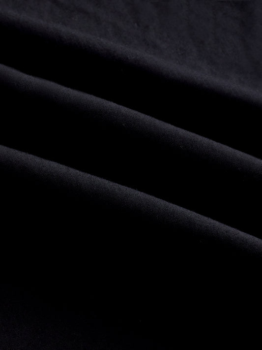 Timeless Black Poplin Shirt