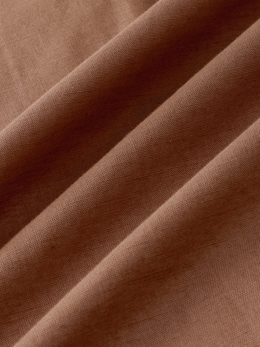 Clay Brown Slub Essence Shirt