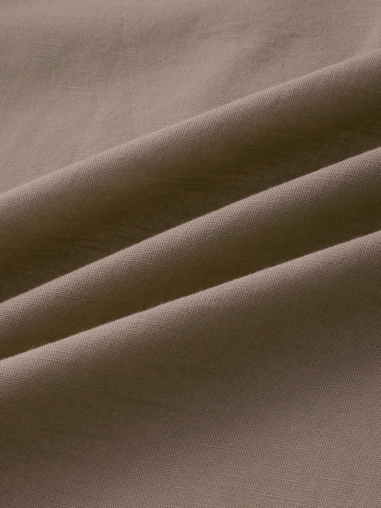 Classic Khaki Slub Weave Everyday Shirt