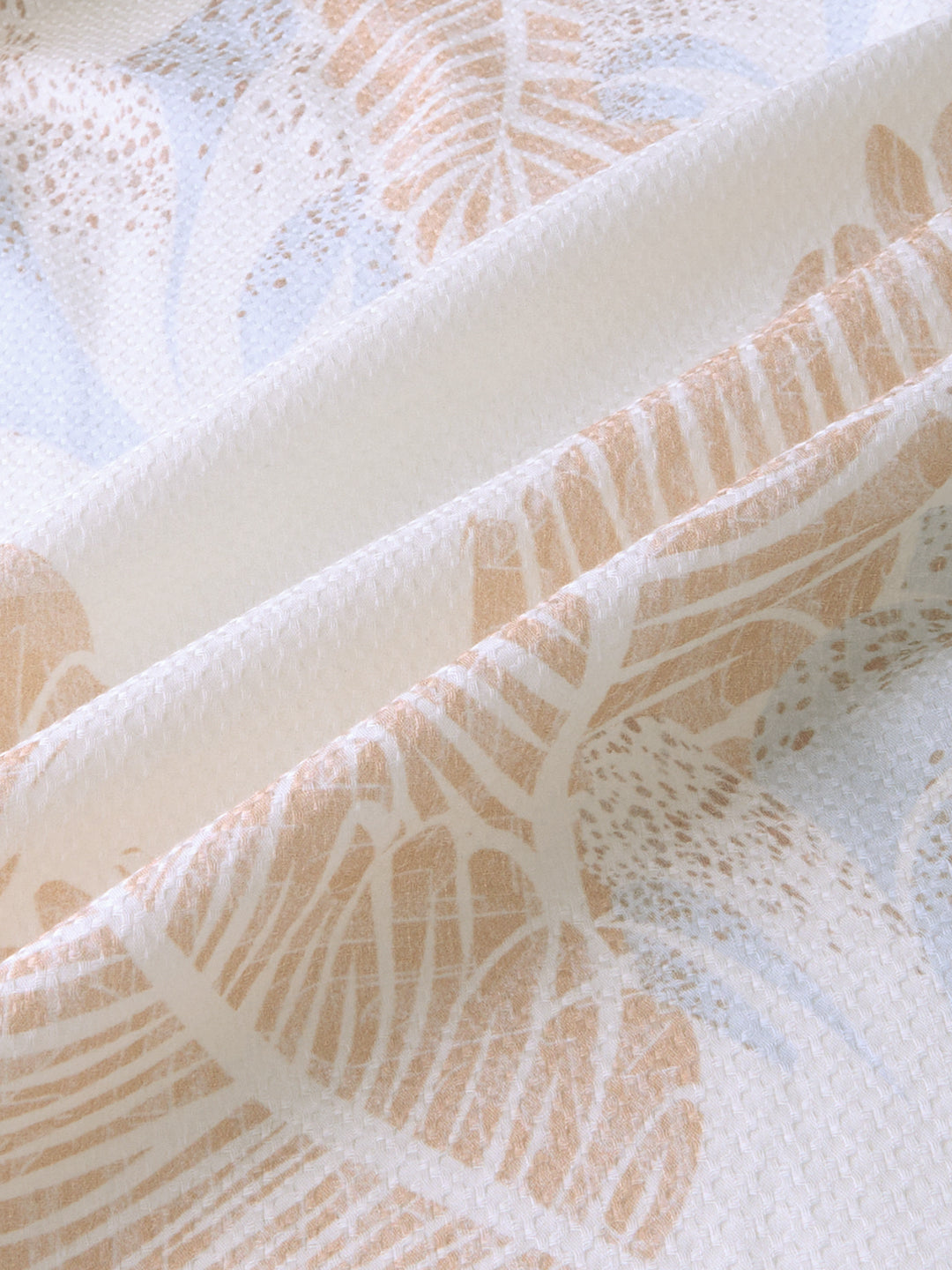 Tropical Escape Off-White Printed Shirt