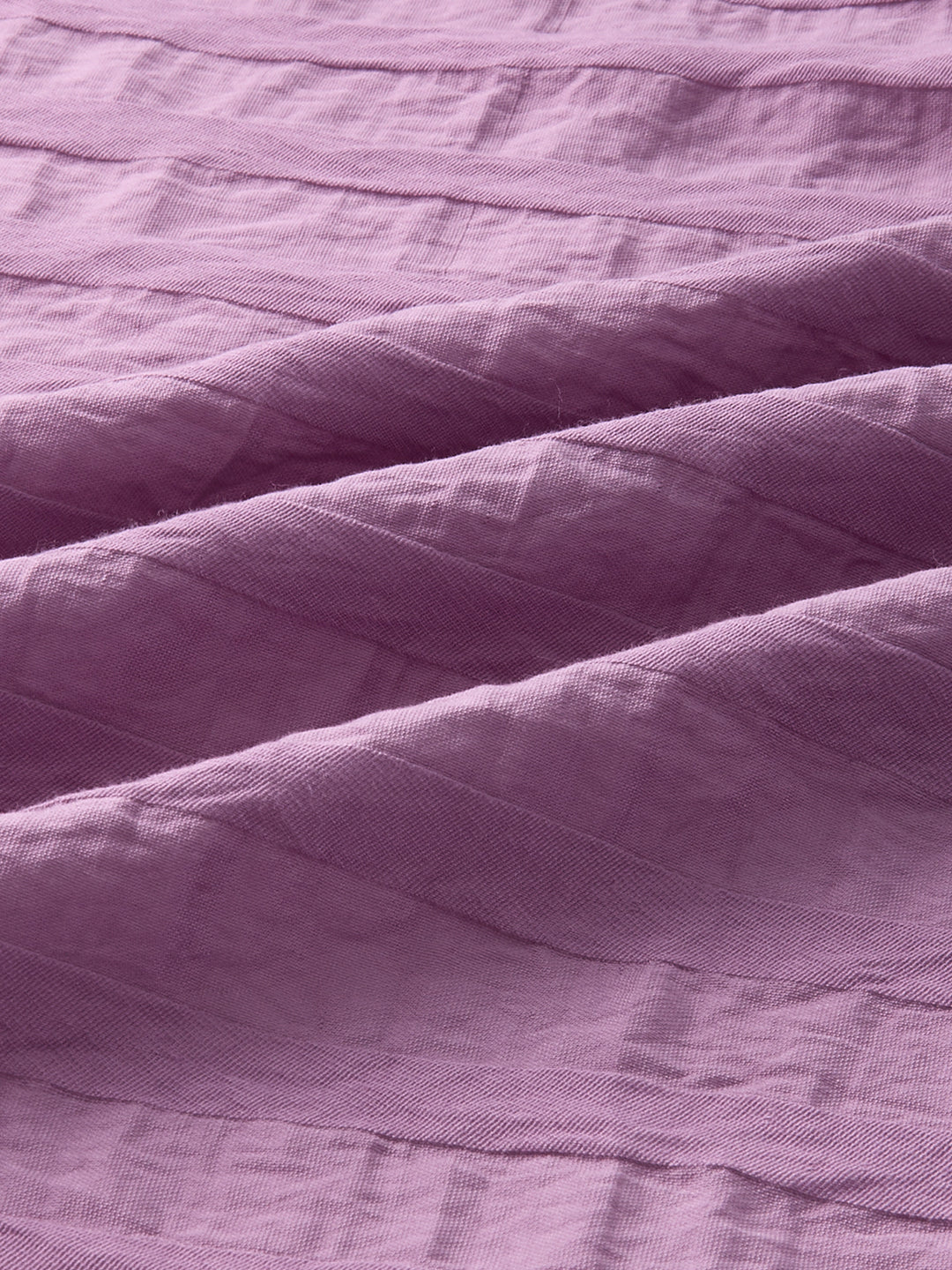 Royal Hopbush Purple Horizontal Textured Crinkled Shirt