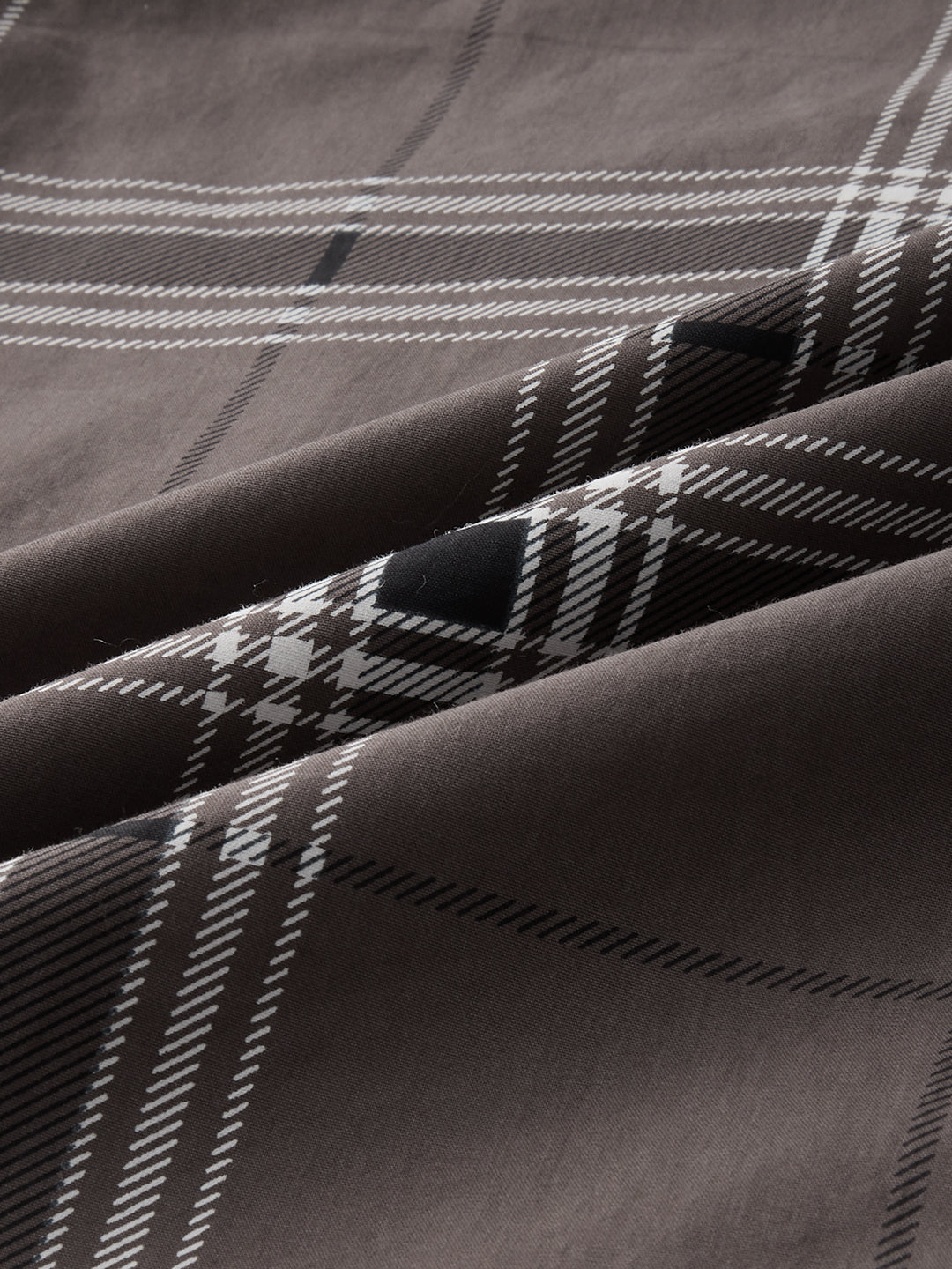 Ash Grey Everyday Plaid Checks Shirt