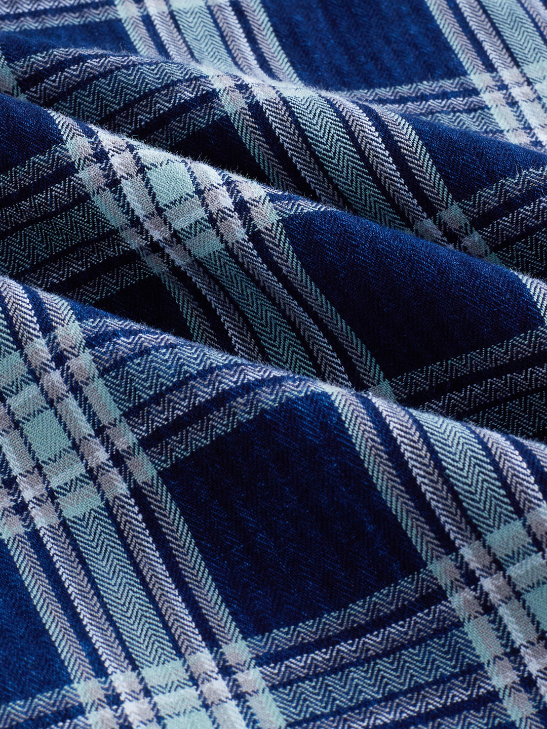 Timeless Denim Blue Box Checks Shirt