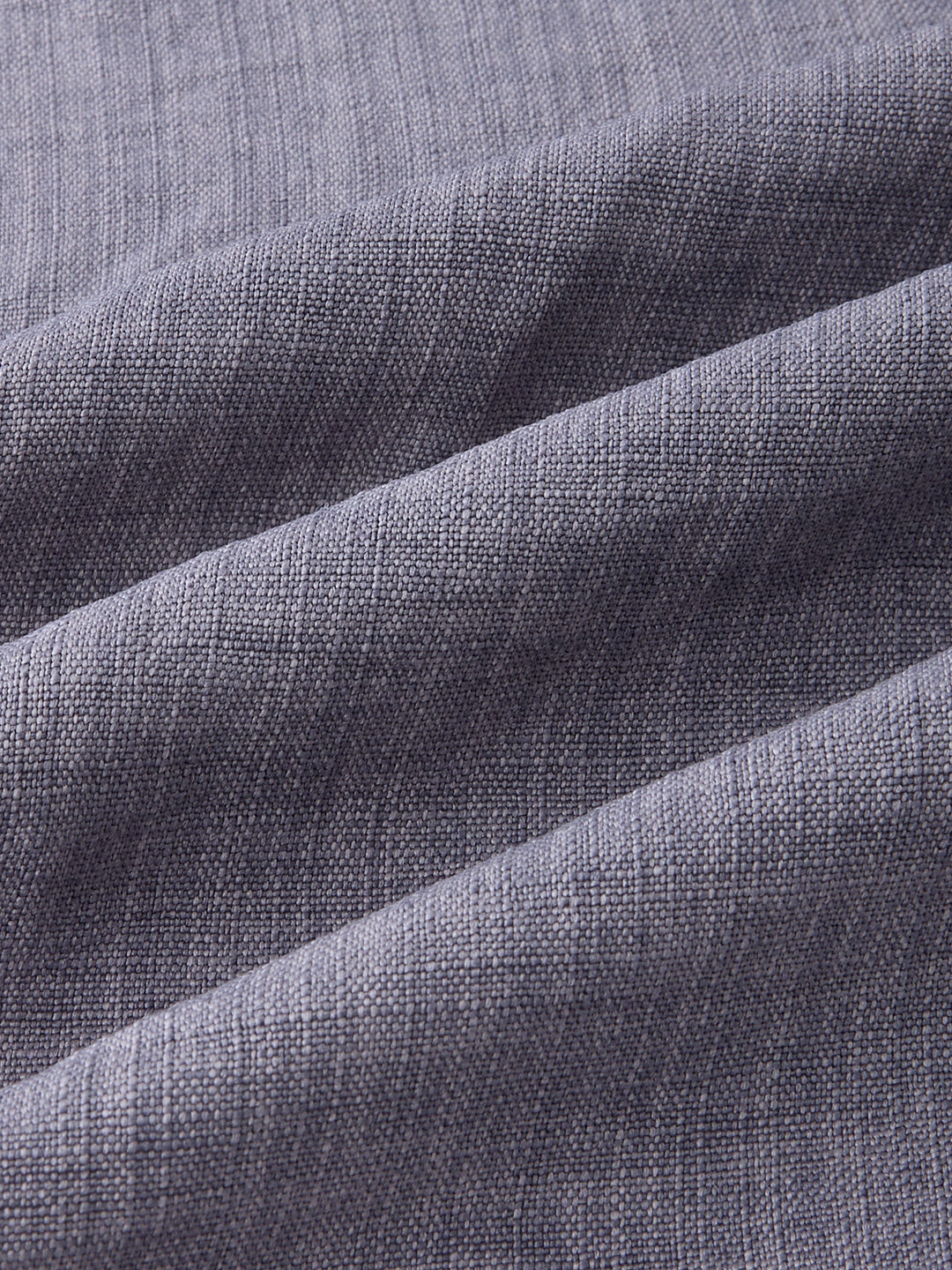 Pebble Grey Slub Textured Side-Slit Button Oversized Crop Shirt