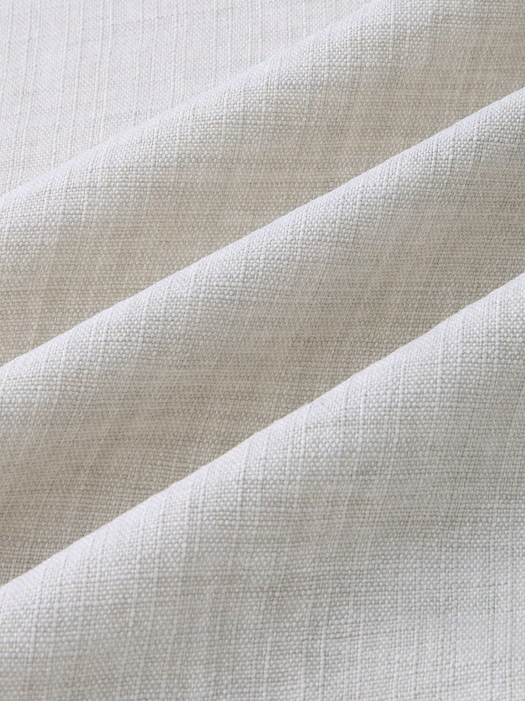 Cloud Grey Slub Textured Side-Slit Button Oversized Crop Shirt