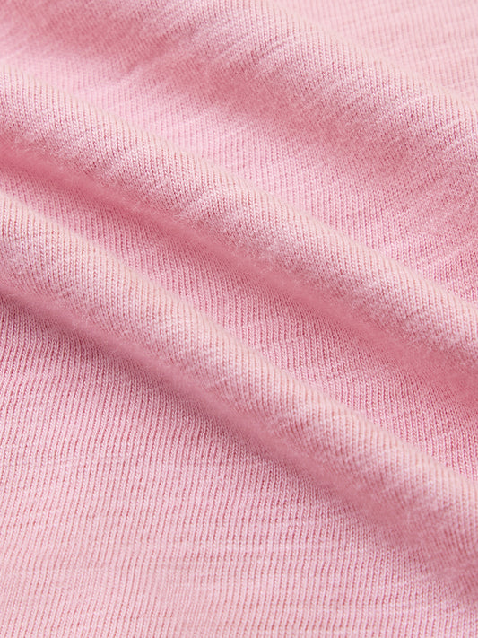 Rose Pink Blush Tone Knitted Shirt