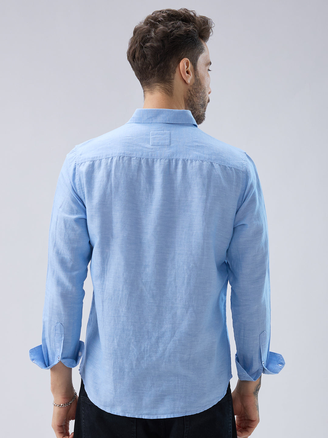 Classic Blue Fine Weave Shirt