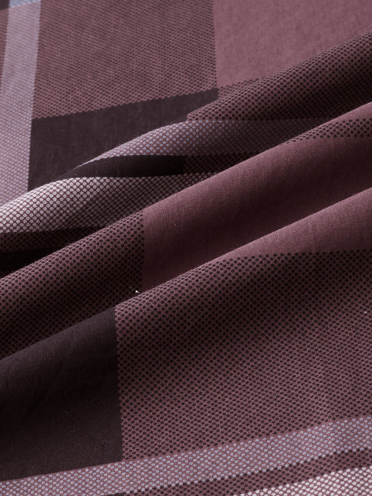 Pecan Brown Checkered Shirt