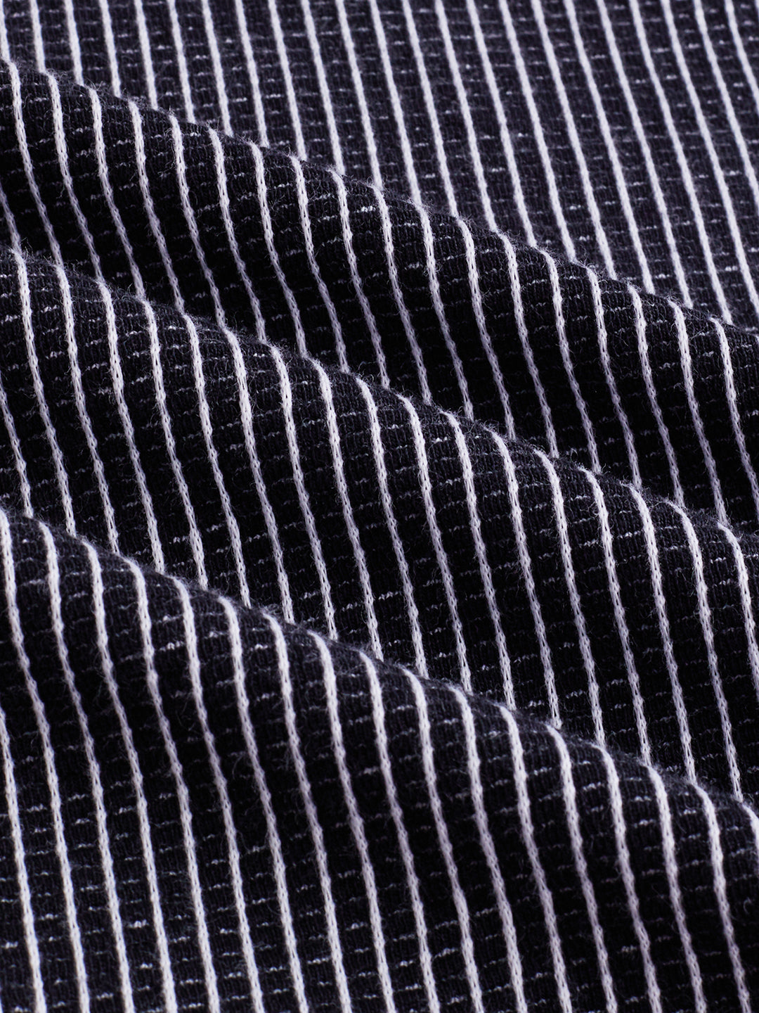 Monochrome Grid Knitted Everyday Shirt