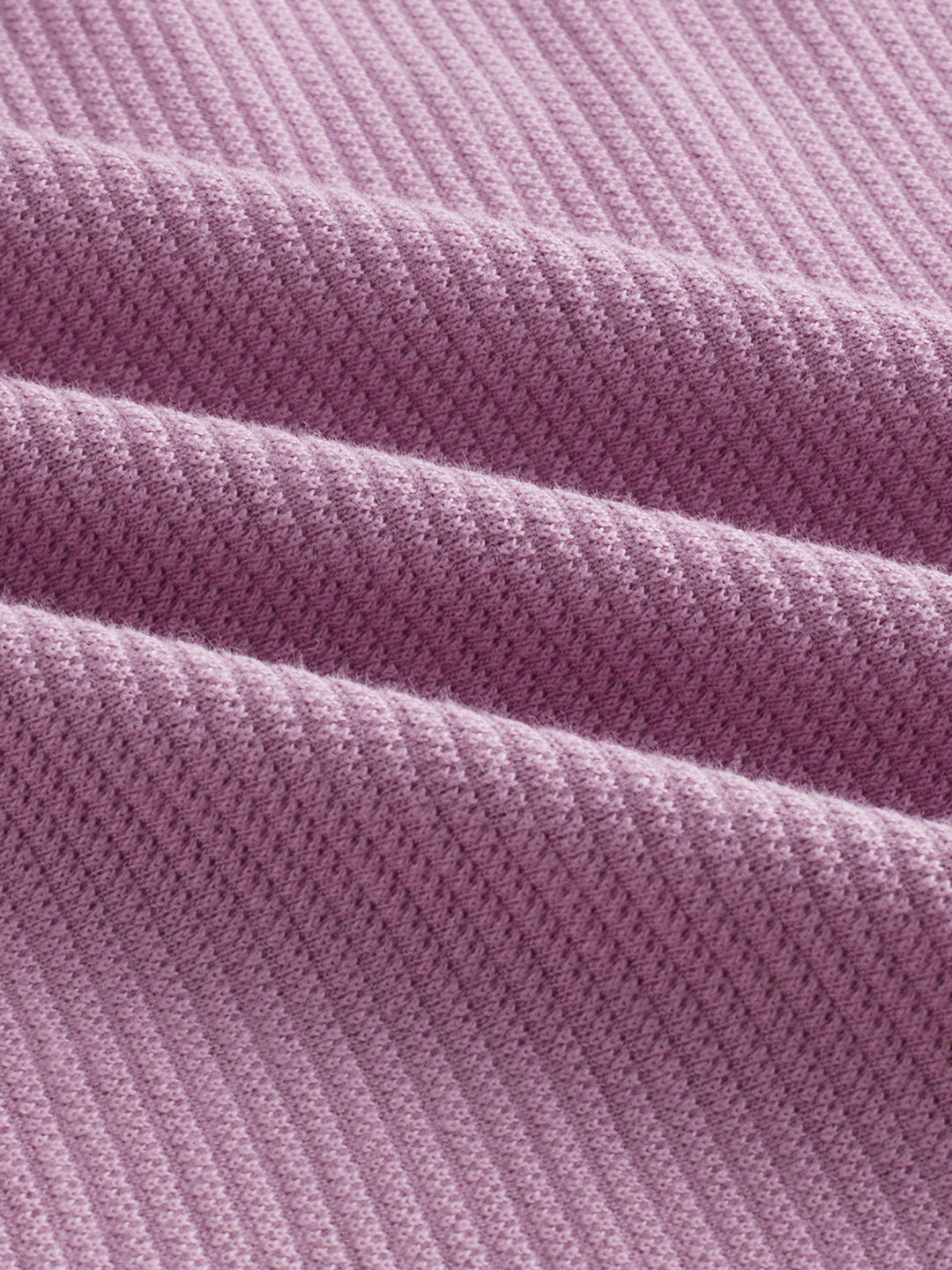 Turkish Rose Pink Textured Knit Shirt