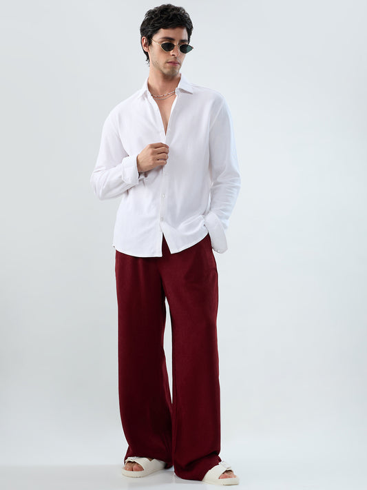 Snow White Everyday Textured Shirt