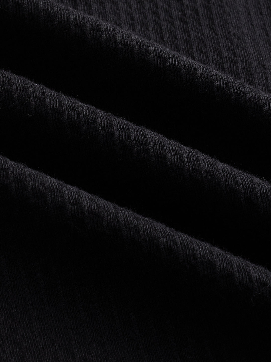 Black Jacquard Knit Everyday Shirt