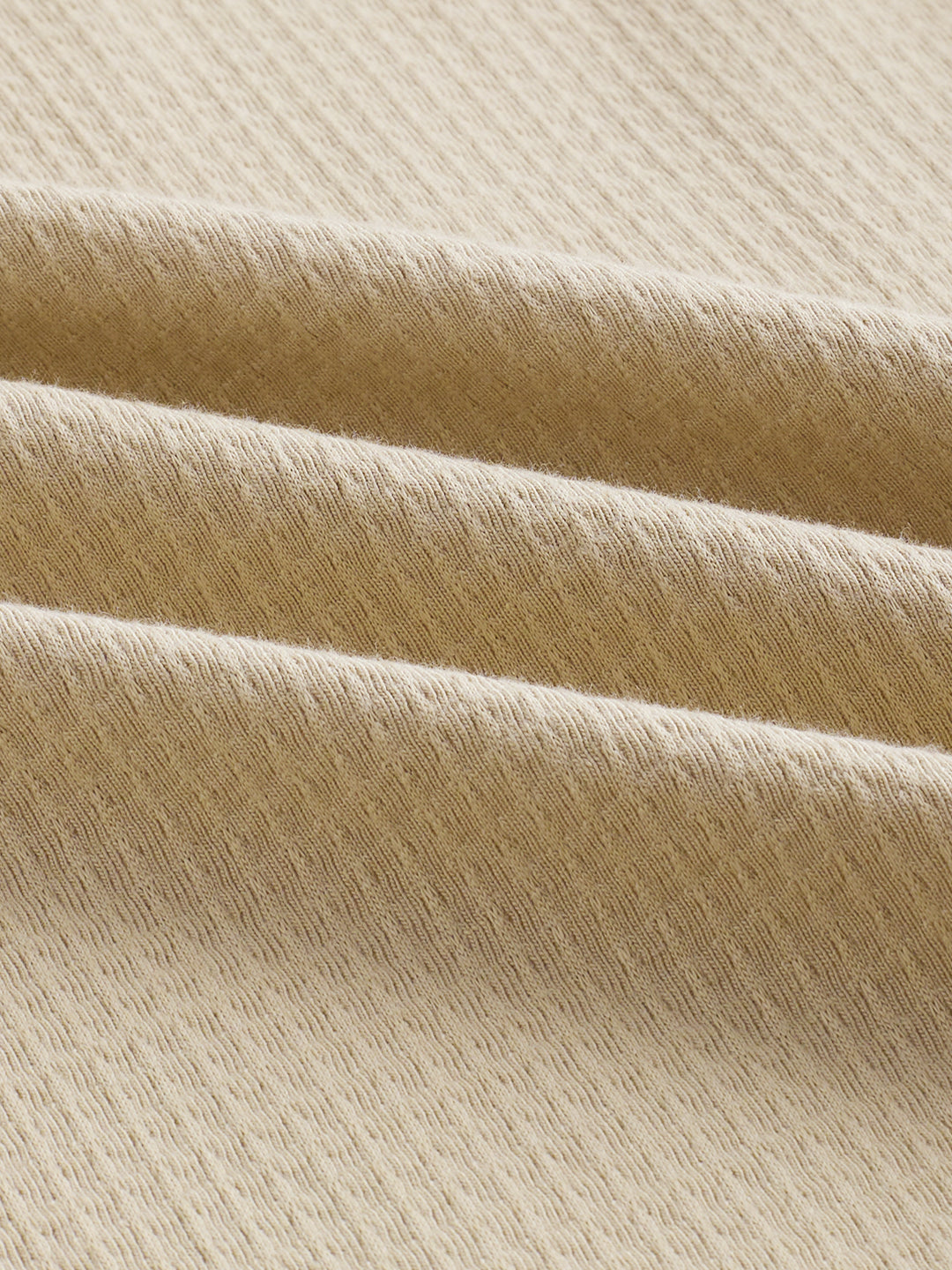 Mist Beige Jacquard Knit Everyday Shirt