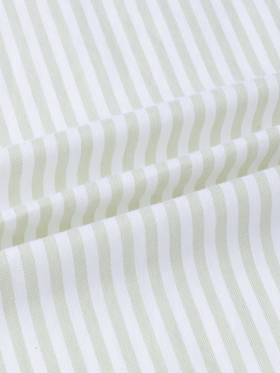 Green & White Candy Striped Oxford Button-Down Business Shirt