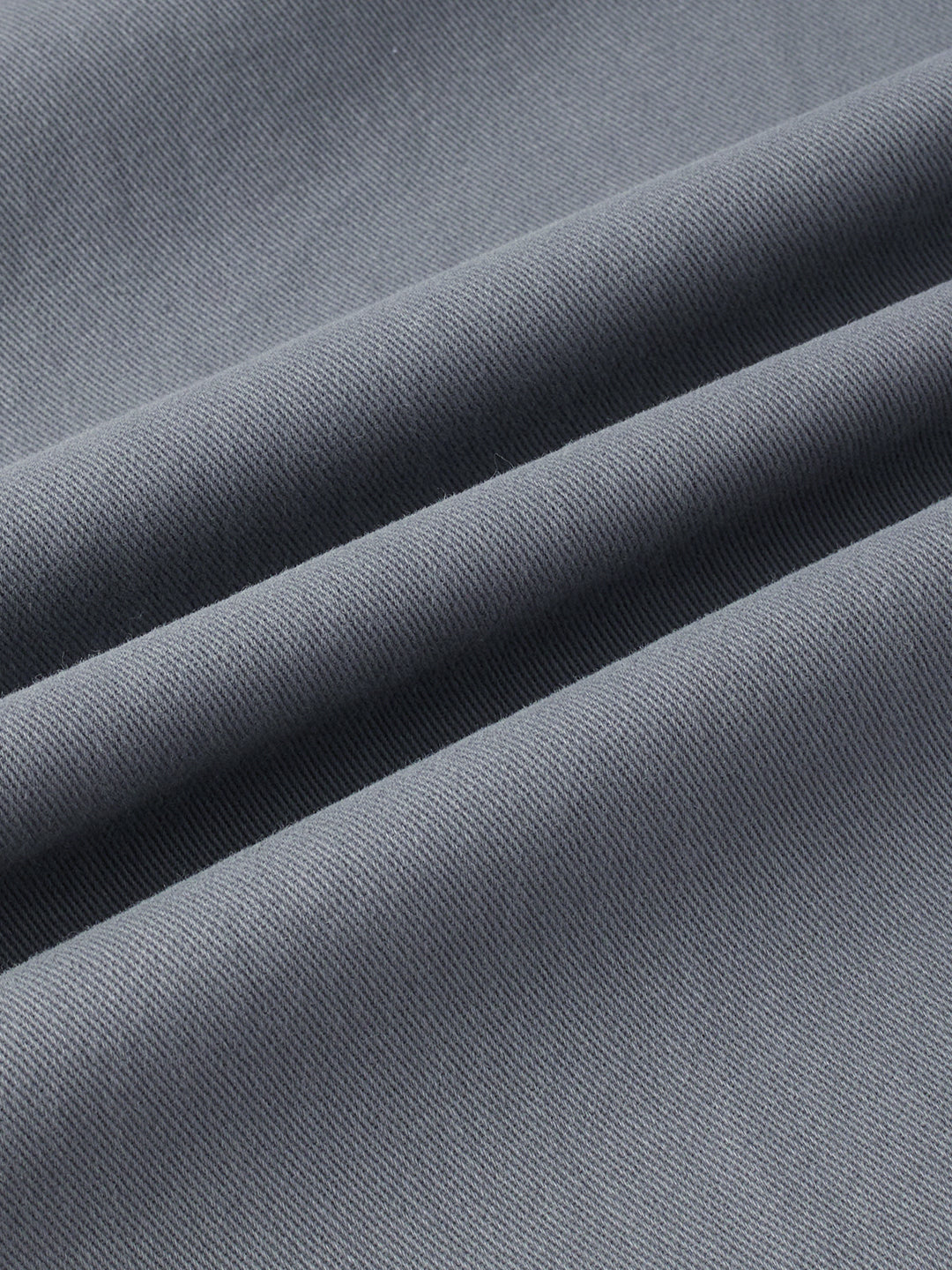 Metallic Grey Contrast Stitch Double Pocket Overshirt
