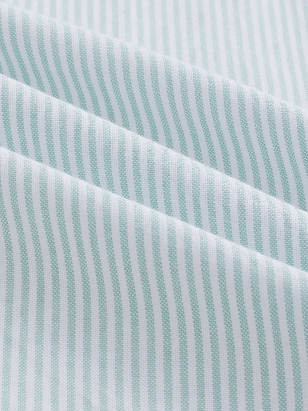 Serene Mint Pinstripe Button-Down Collar Shirt