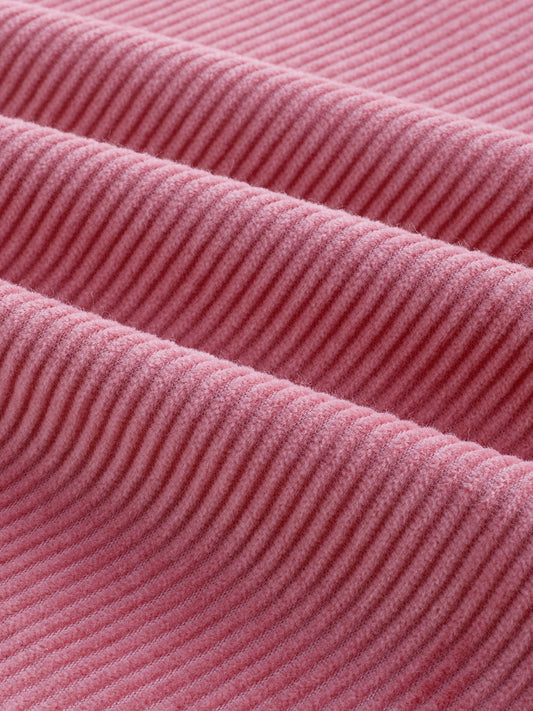 Wild Orchid Pink Corduroy Double Pocket Overshirt