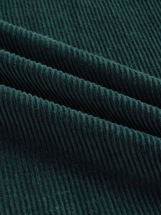 Sacremento Green Corduroy Double Pocket Shirt